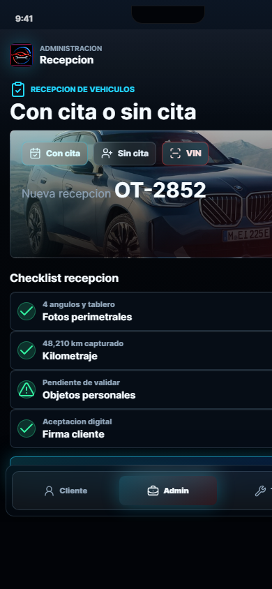 PWA de administradores y staff AutoSolutions
